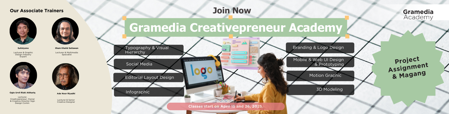Website Banner Gramedia Graphic Designer Academy (1536 x 392 px)