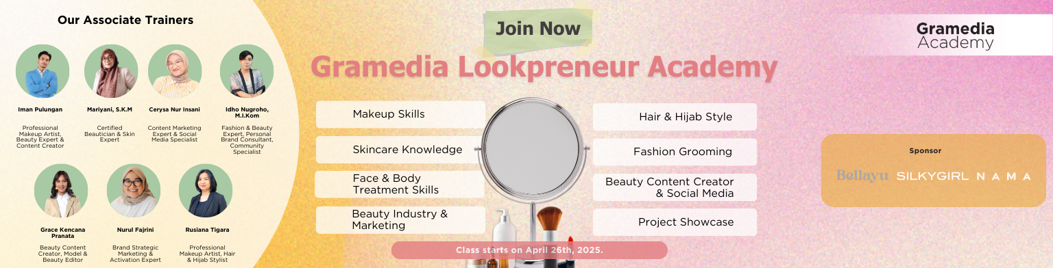 Website Banner Gramedia Lookpreneur Academy (1536 x 392 px)